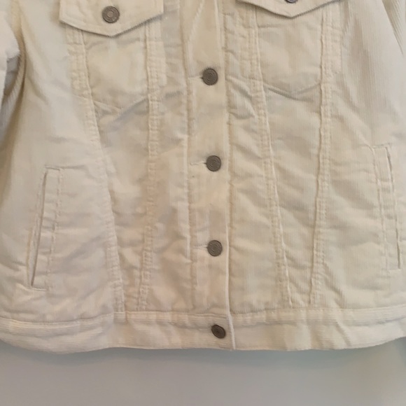 Gap Factory cream corduroy sheepskin jacket - Picture 3 of 8
